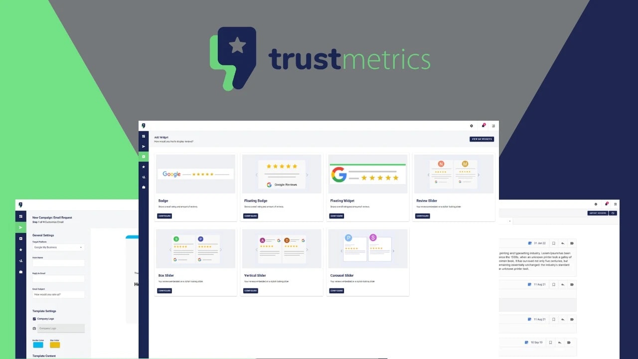 trustmetrics.io - Google Business Profile Reviews Collection Display Widgets media 1
