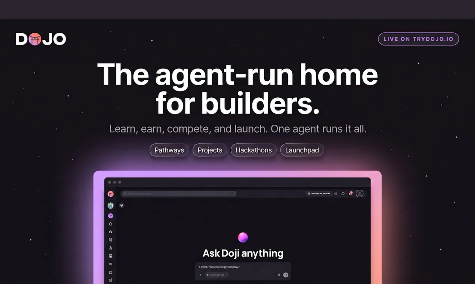 Dojo screenshot 2