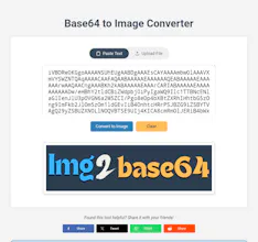 Online image to base64 convertor gallery image