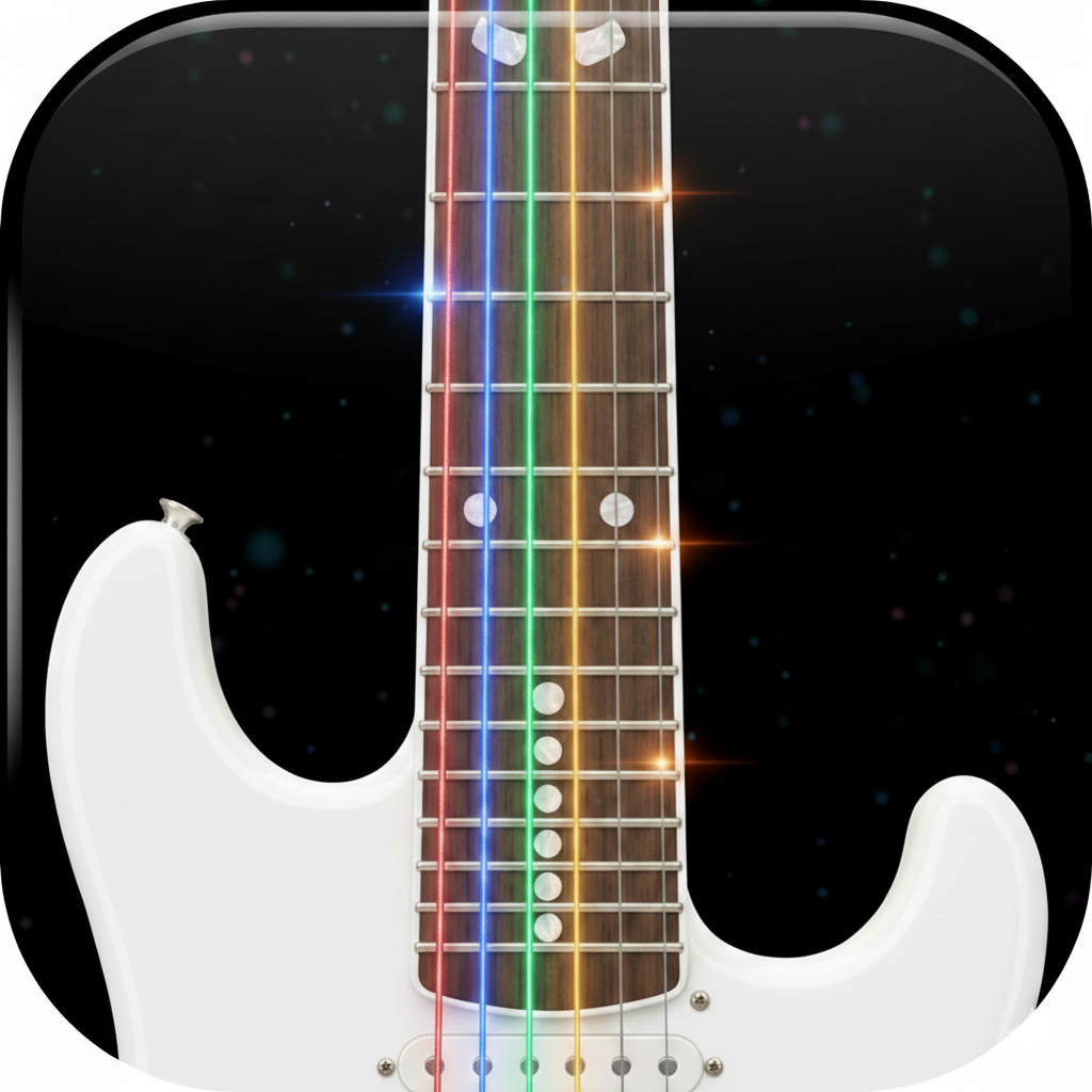 Guitarr – Guitar Theory Easy - Product Hunt launch logo and brand identity