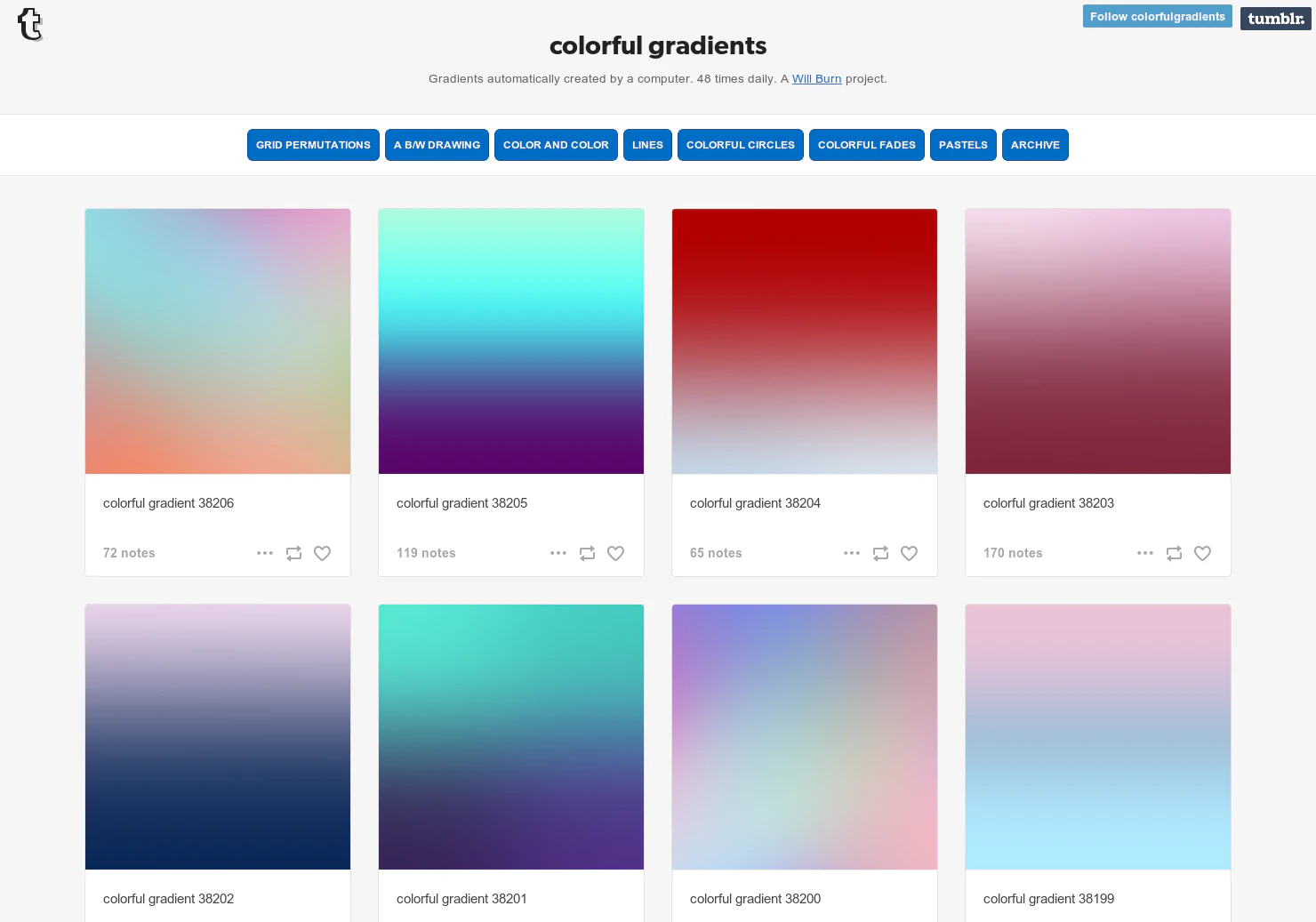 Colorful Gradients