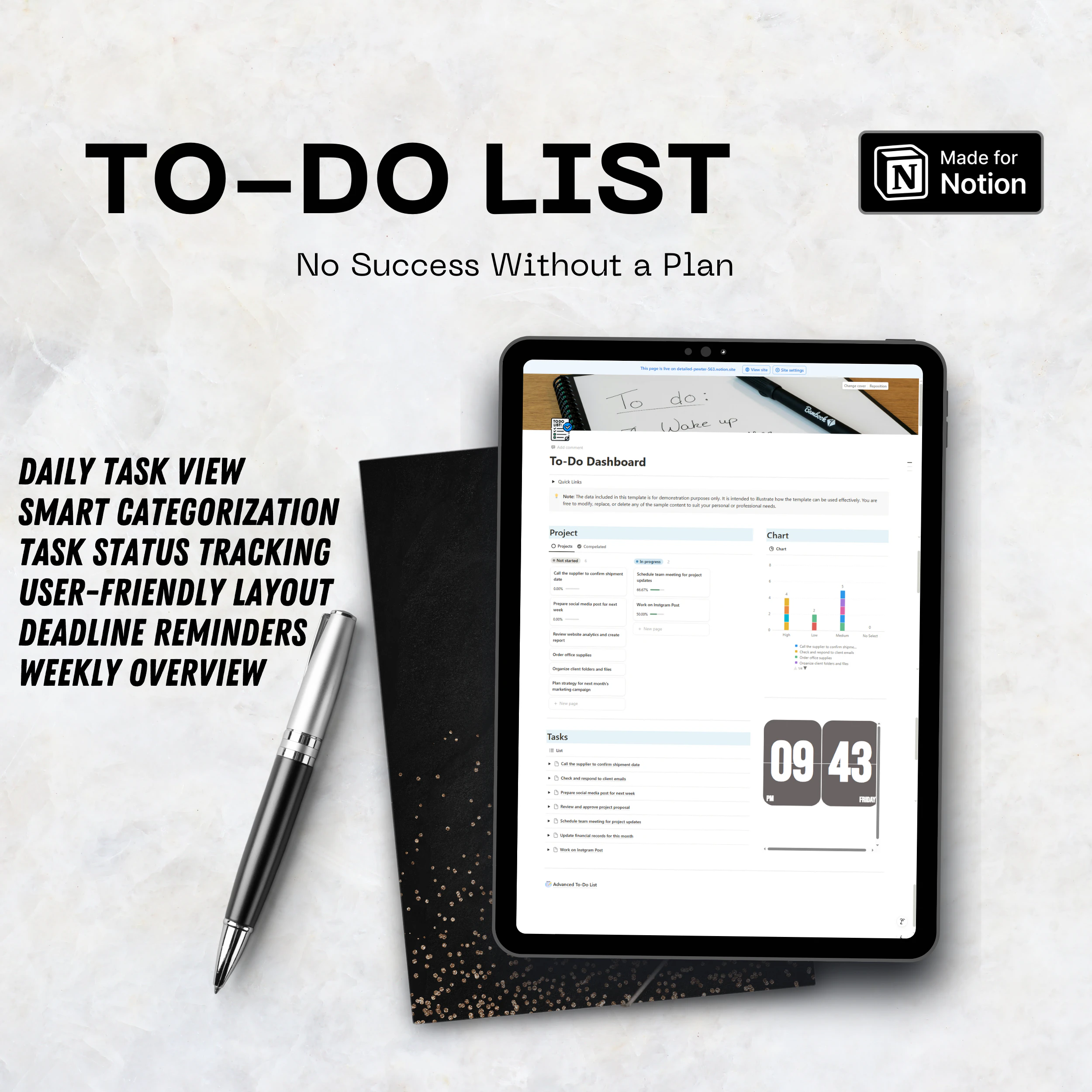 To-Do List - No Success Without a Plan