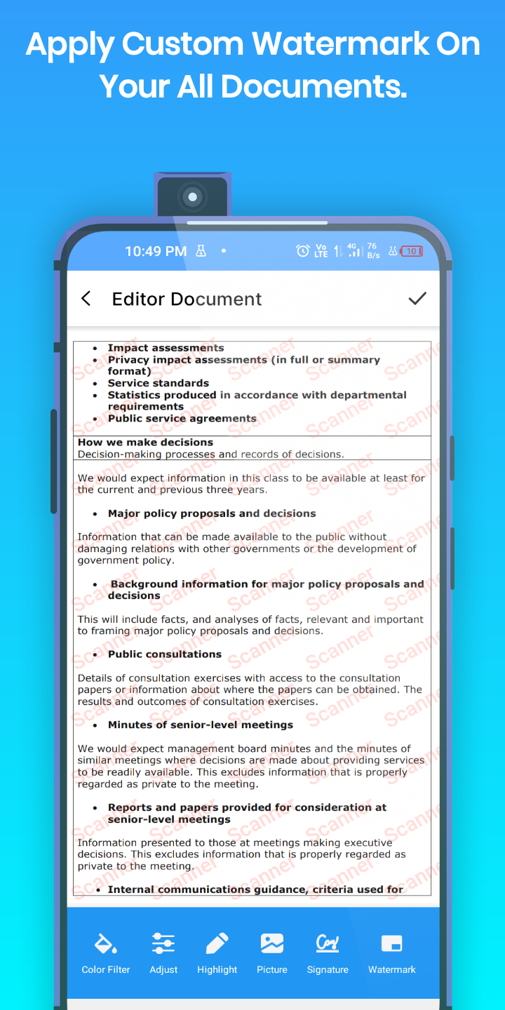 Documents scanner and pdf creator TopTon gallery image