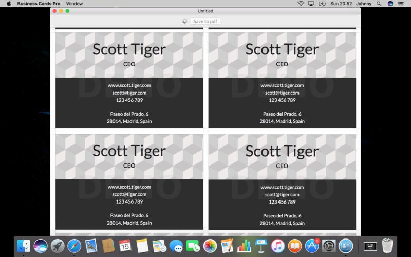 Business Cards Studio gallery image