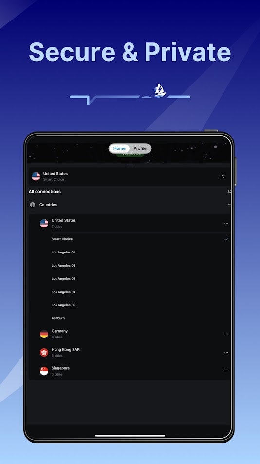 galleonvpn - 빠르고 안전하며 안정적인 연결을위한 무료 VPN 미디어 1