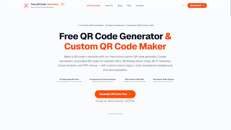Free QR Code Generator screenshot 1