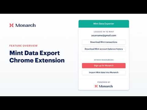 startuptile Mint Data Exporter, by Monarch-Export your Mint.com transactions & account balances easily