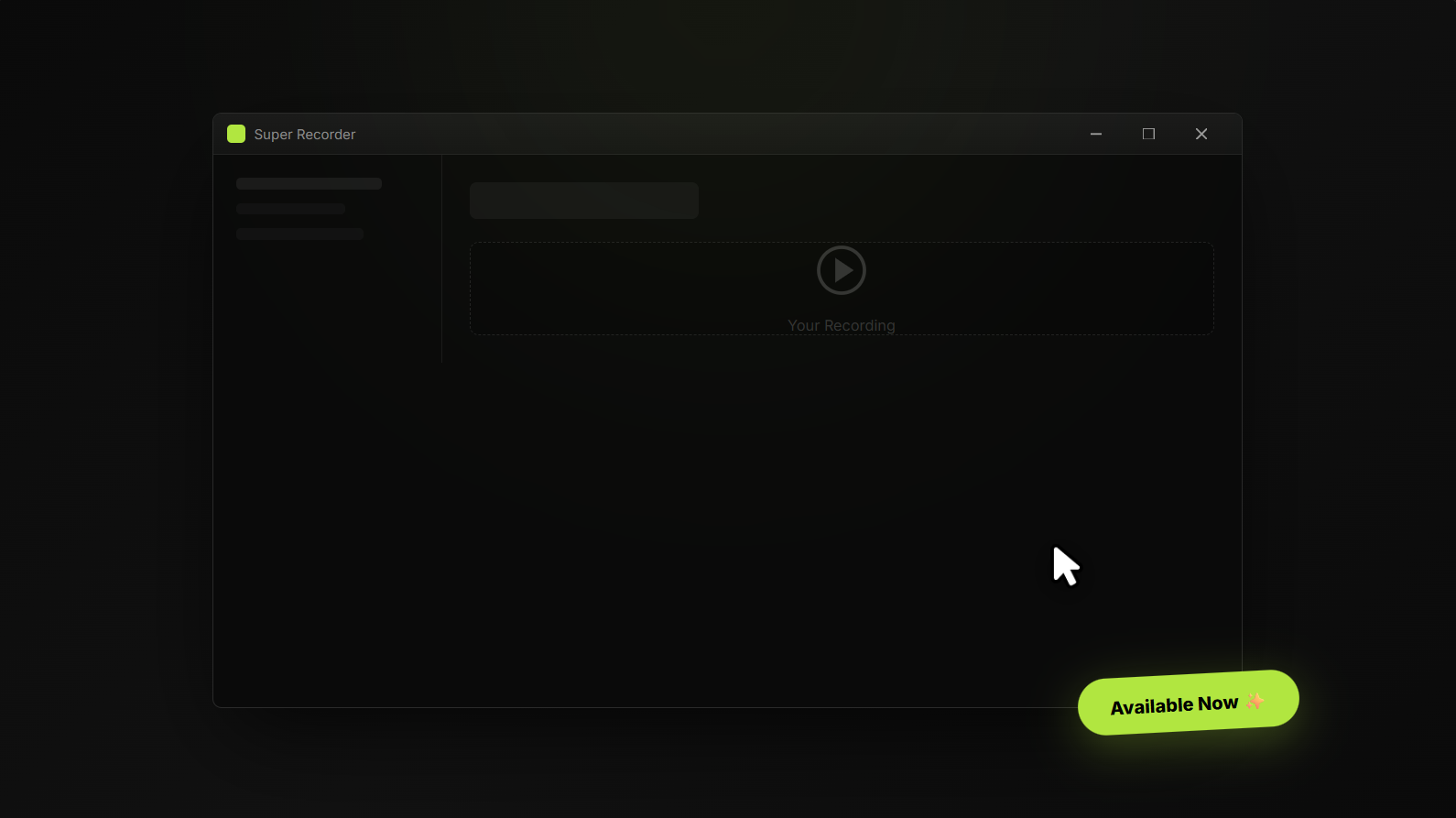 Super Recorder - Screenshot 4 showing product features and functionality