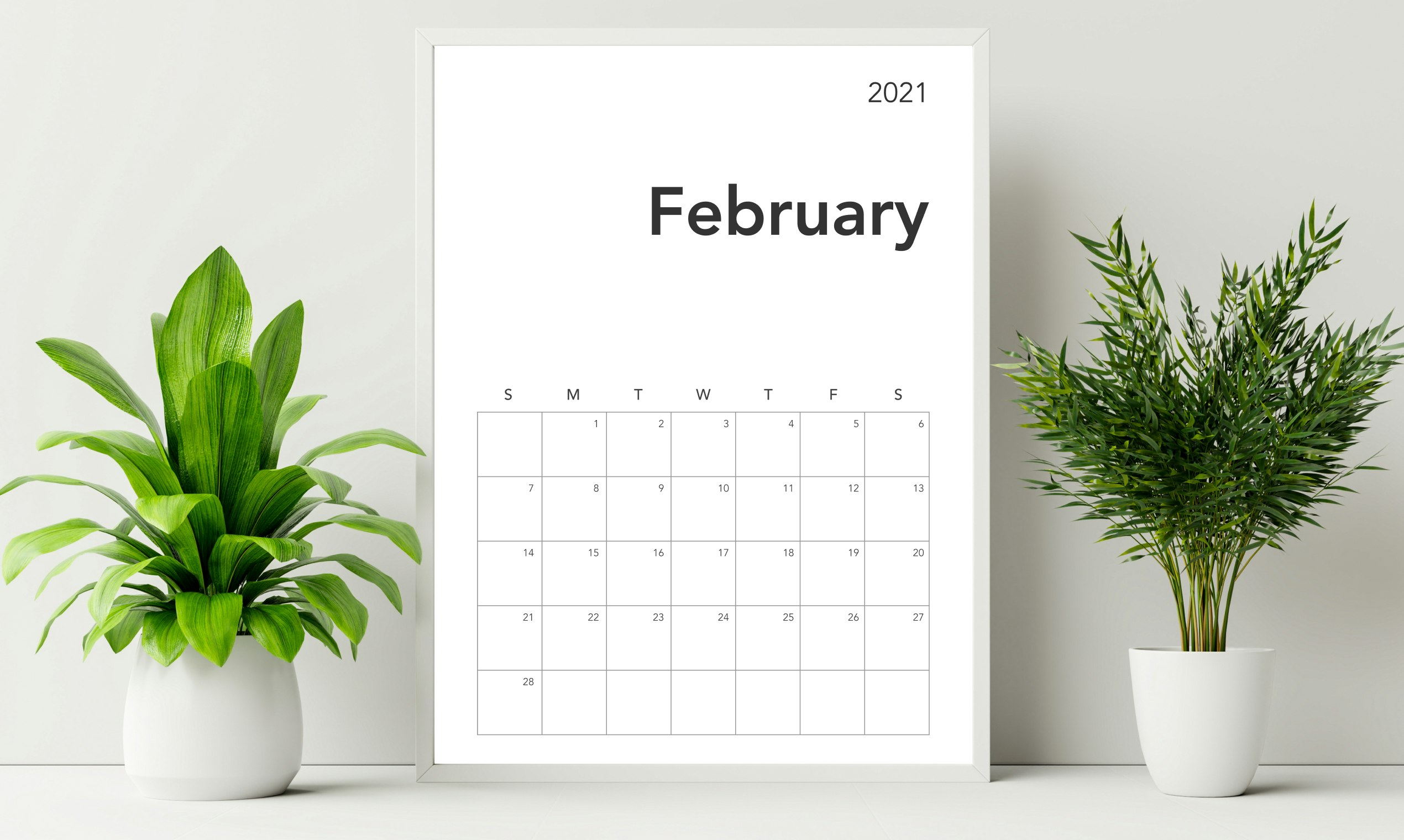 Minimal Calendar For 2021 gallery image
