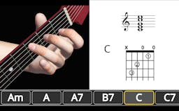 Basic Guitar Chords 3D media 2