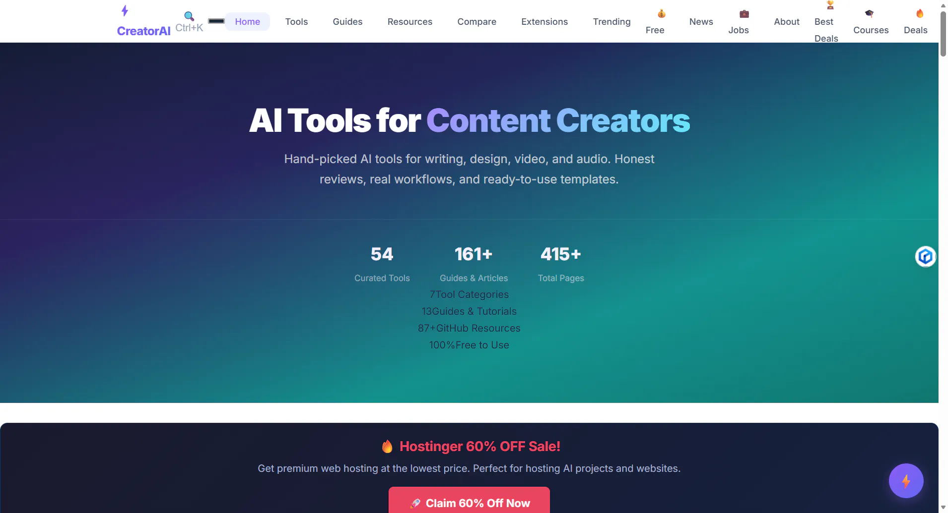 CreatorDir - AI Tools Directory 截图 3