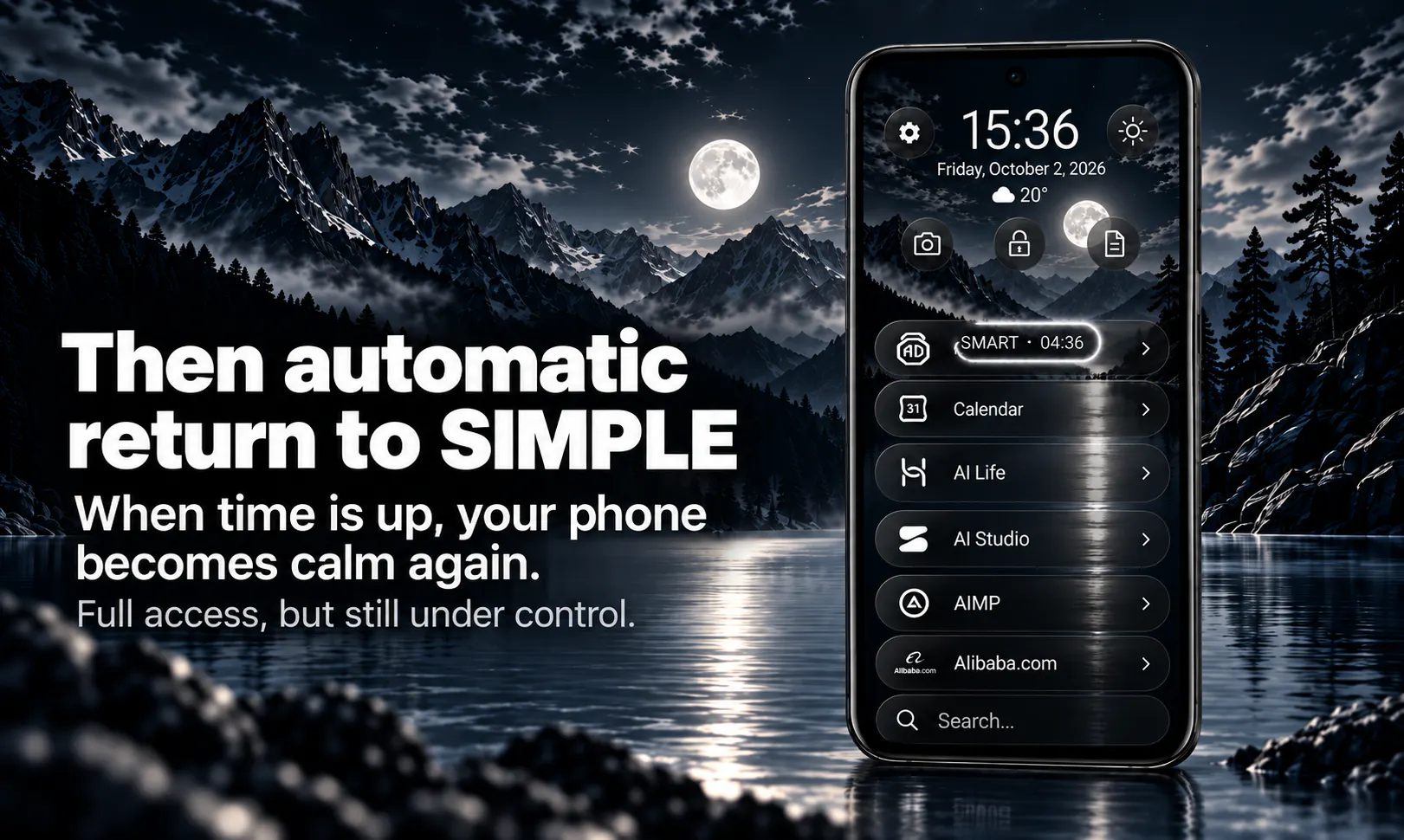 SIMPLE-SMART Minimal Launcher gallery image