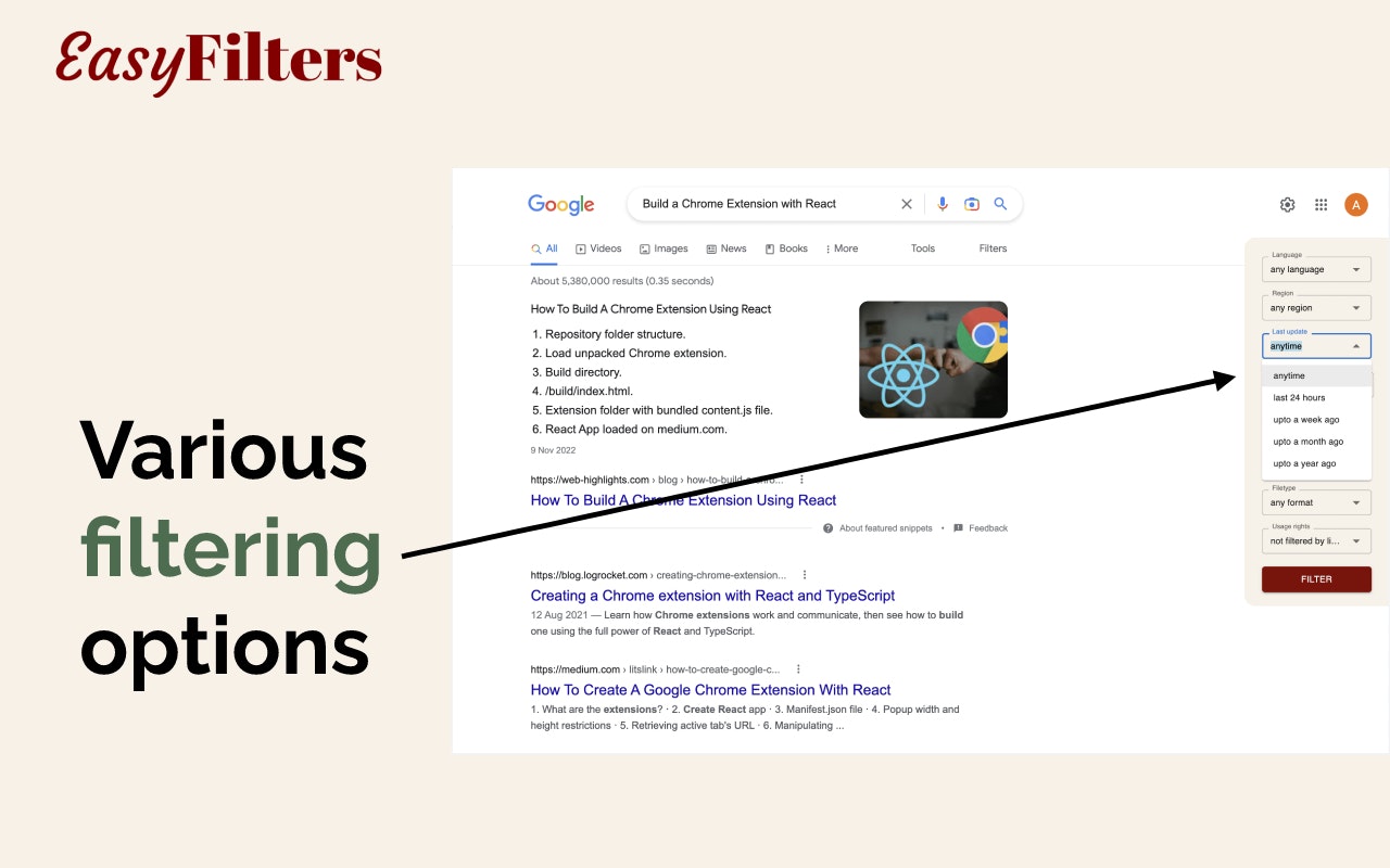 وسائط easyfilters - مرشحات بحث Google - المكان المناسب لك 4