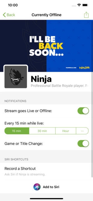 Stream Status gallery image