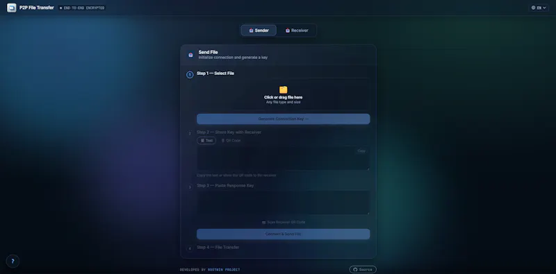 P2P File Transfer screenshot 2