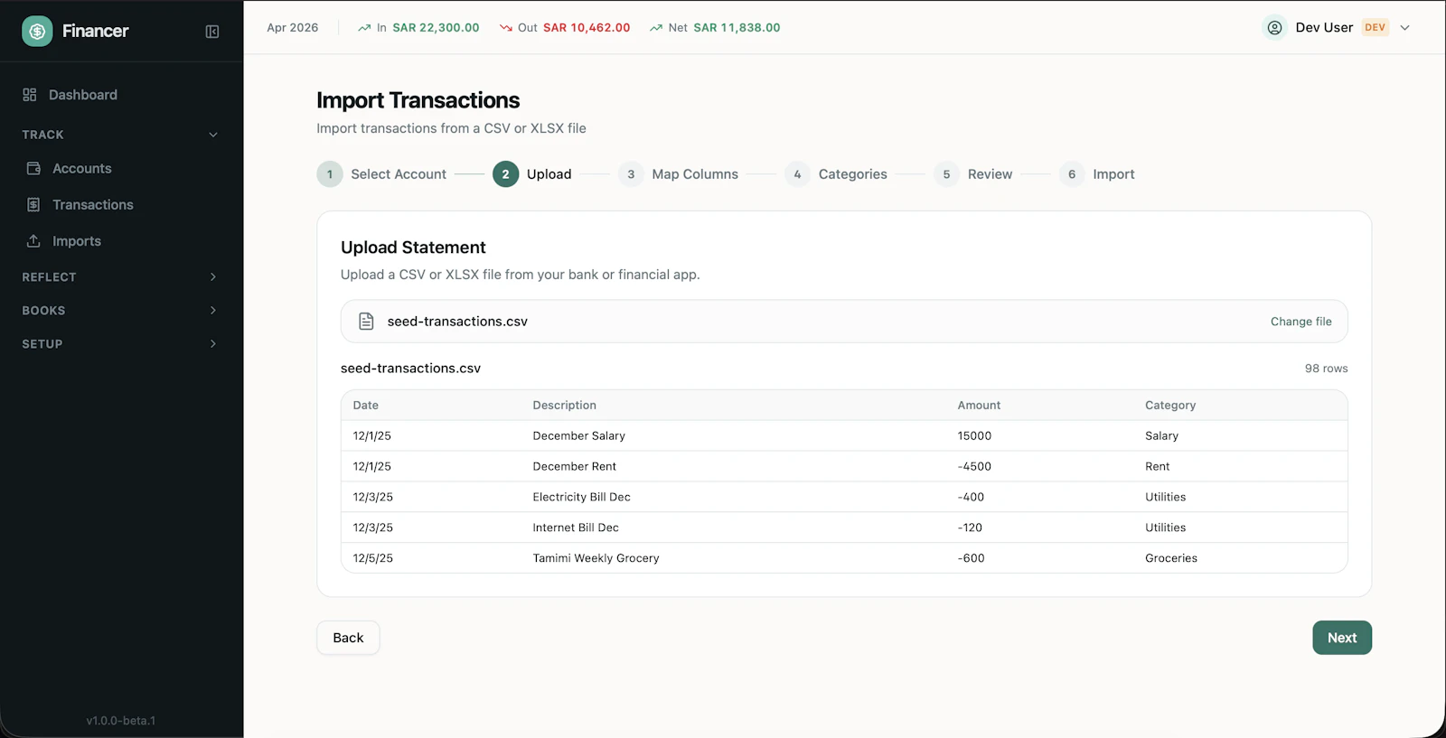 Financer screenshot 5