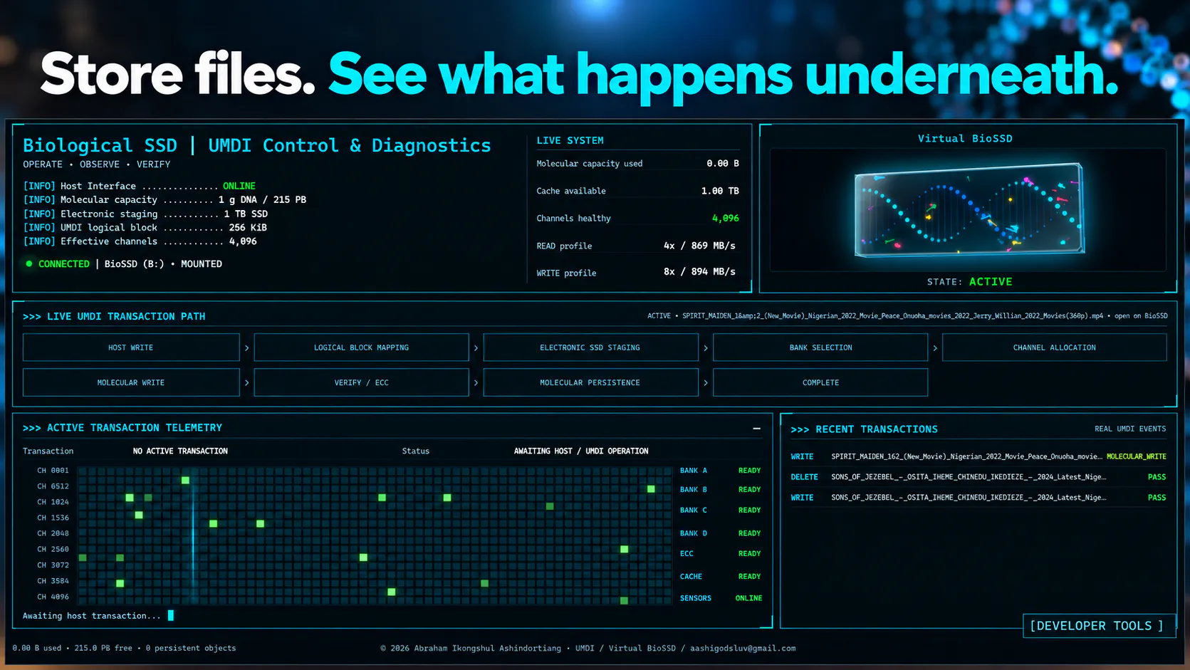 Virtual BioSSD gallery image