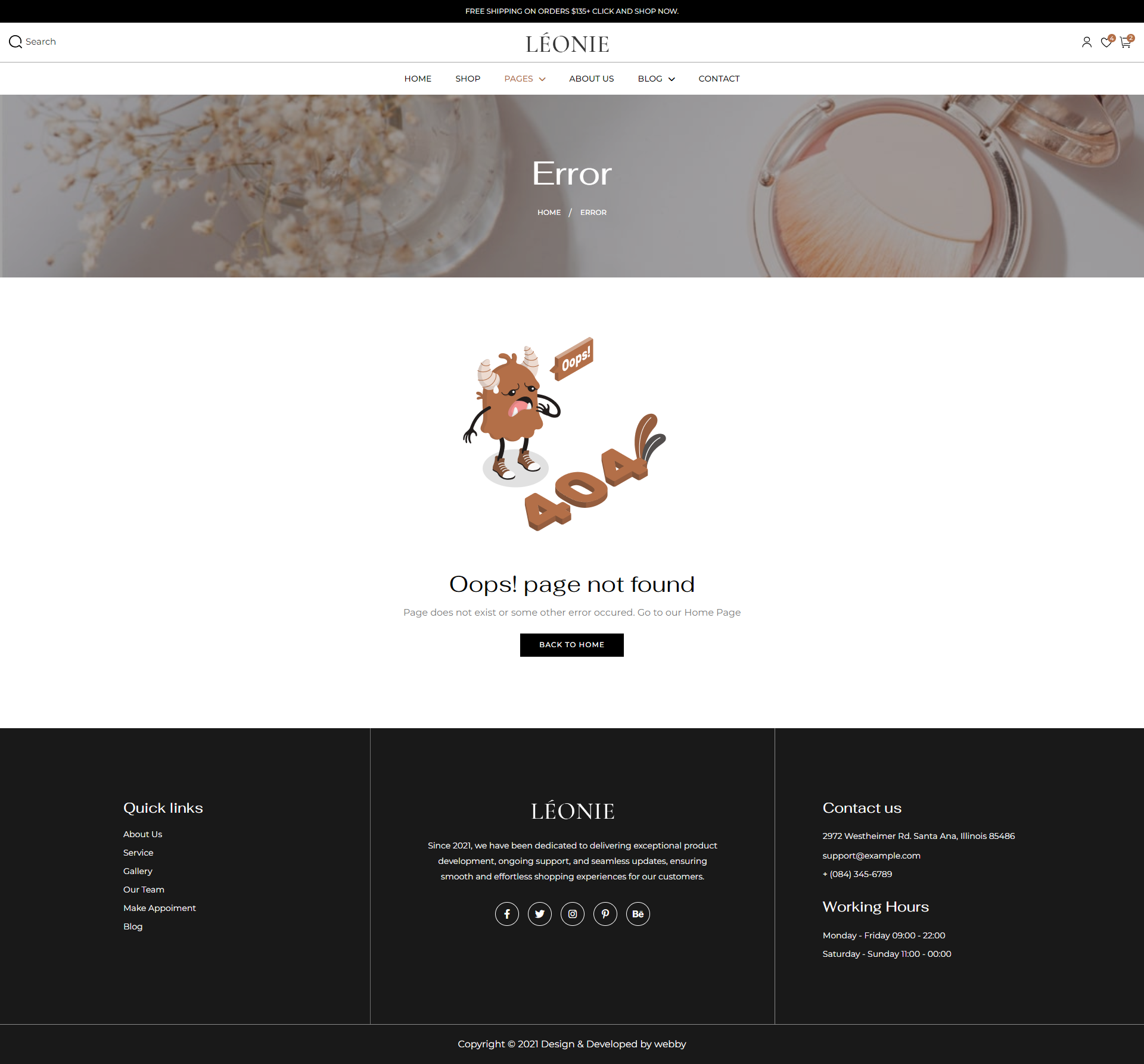 Leonie: Beauty Salon Website Template media 11