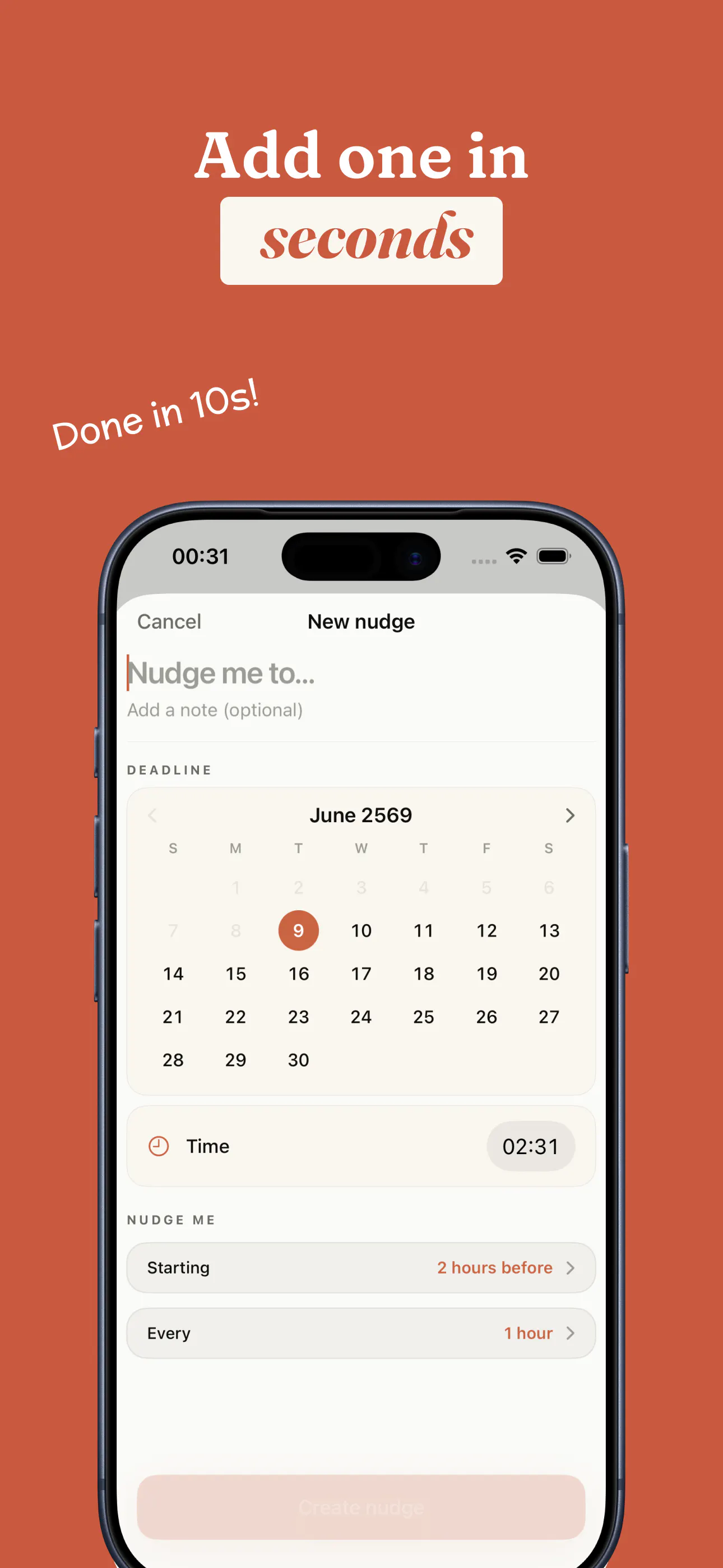 Nudge Me! Lock Screen Reminder gallery image