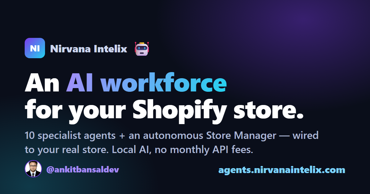 Nirvana Intelix — AI Store Manager gallery image