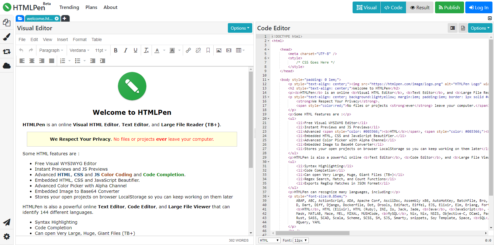 HTMLPen.com gallery image