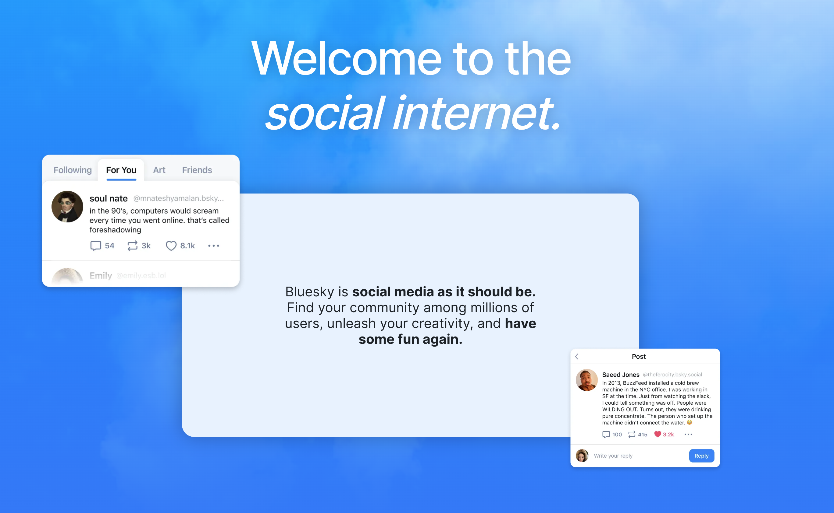 startuptile Bluesky-Social media as it should be. Now open to all.