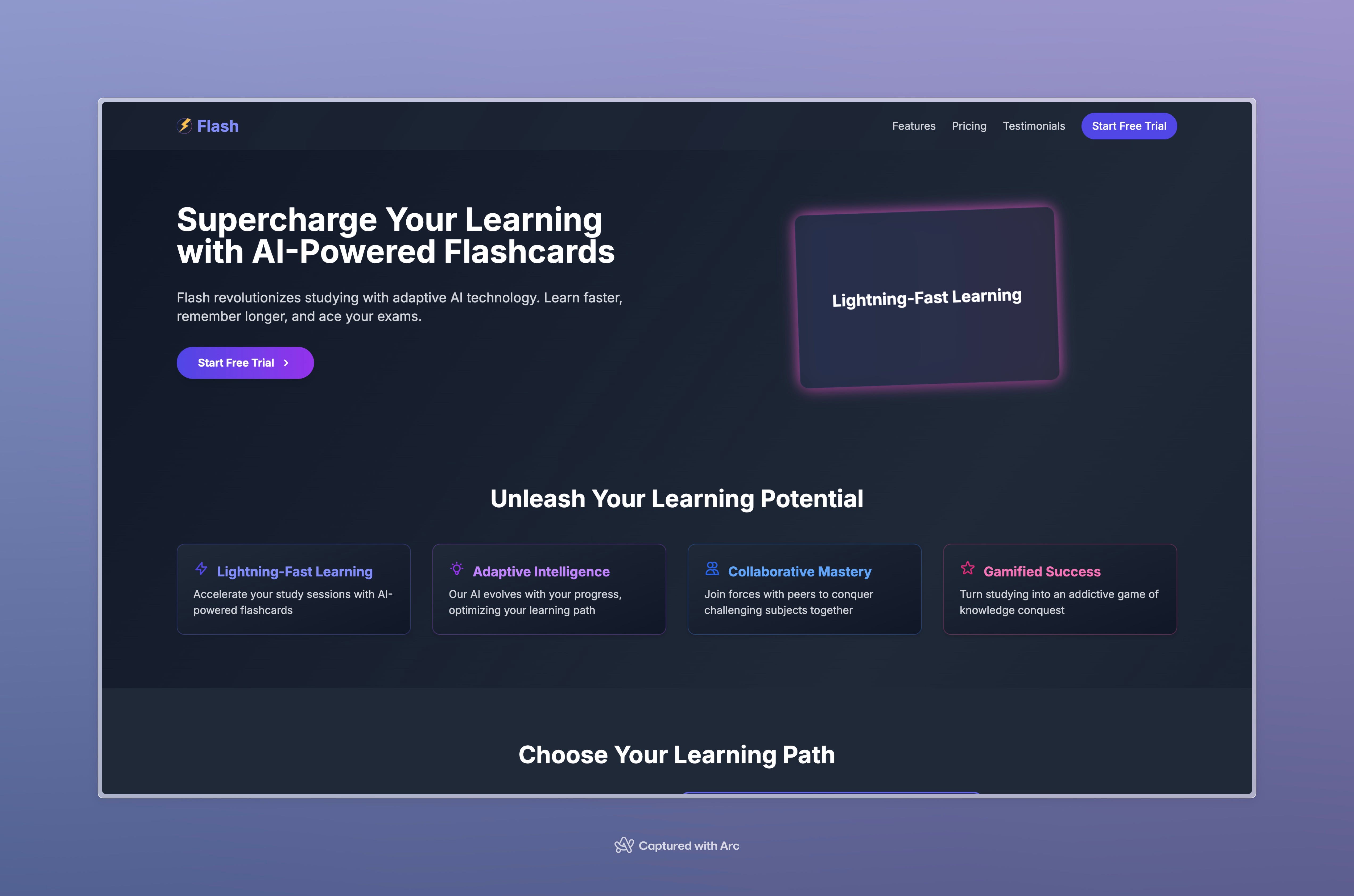 Flash: AI-Powered Flashcard Learning media 1