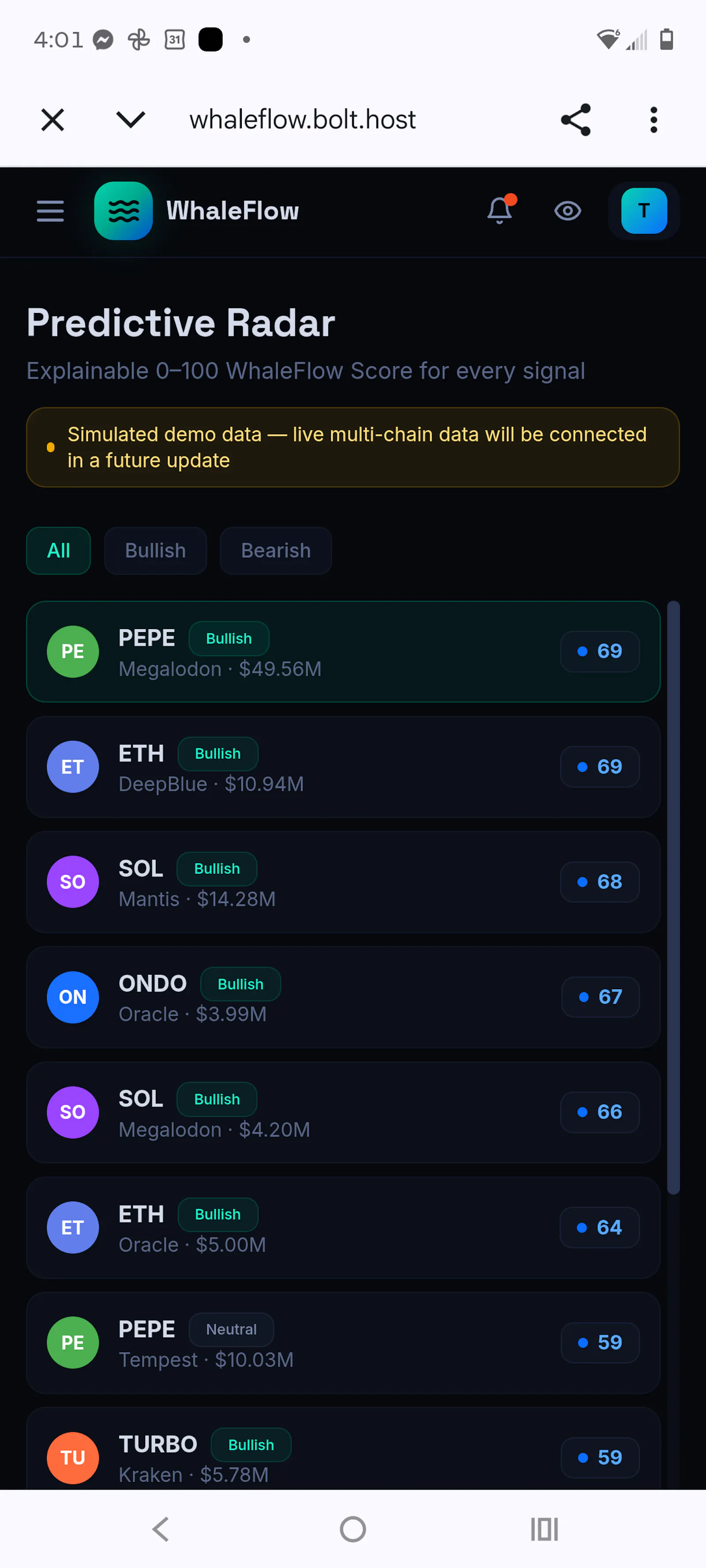 Whaleflow screenshot 3