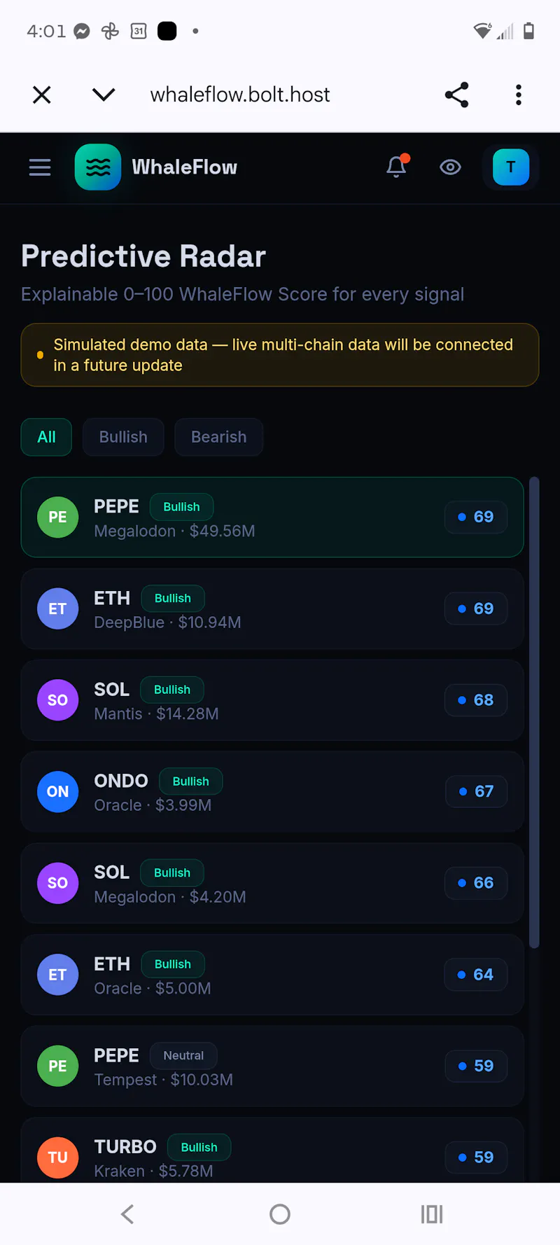 Whaleflow screenshot 3