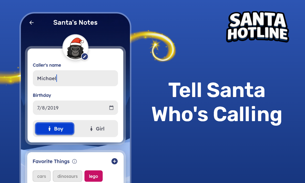 Santa Hotline - Screenshot 2 showing product features and functionality