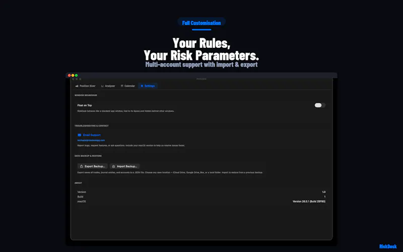 RiskDesk screenshot 13