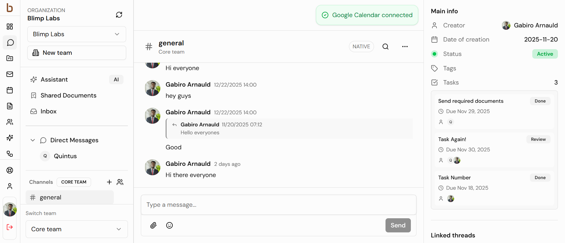 Blimpy - Screenshot 2 showing product features and functionality