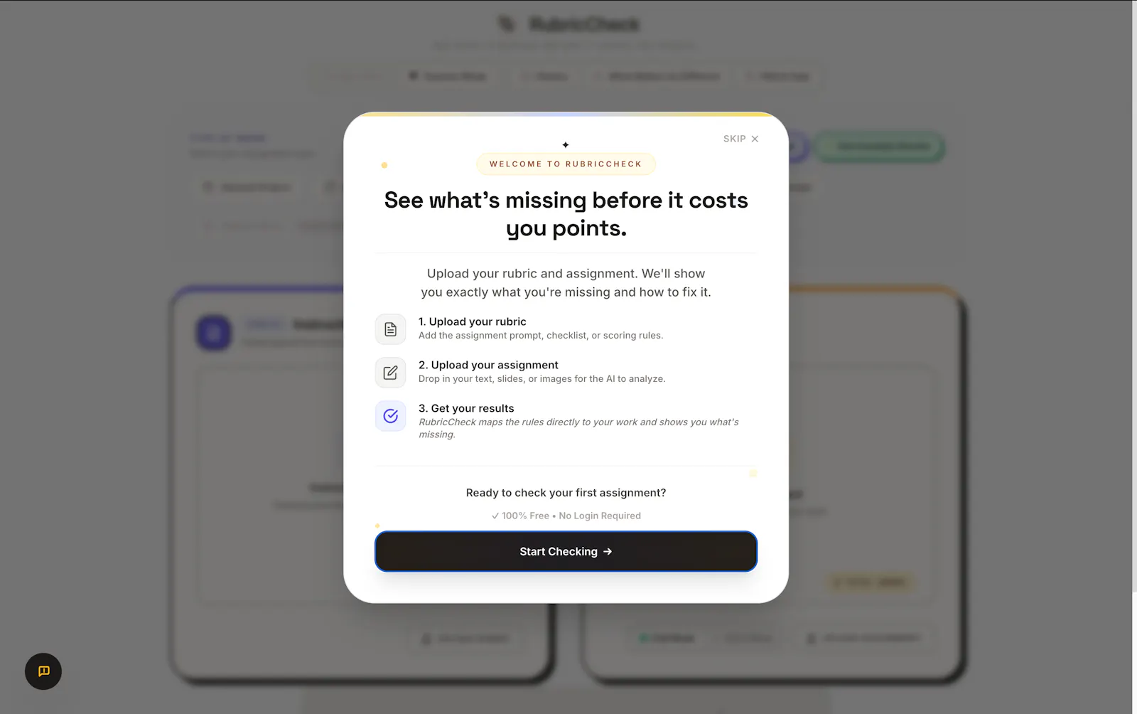 RubricCheck screenshot 3