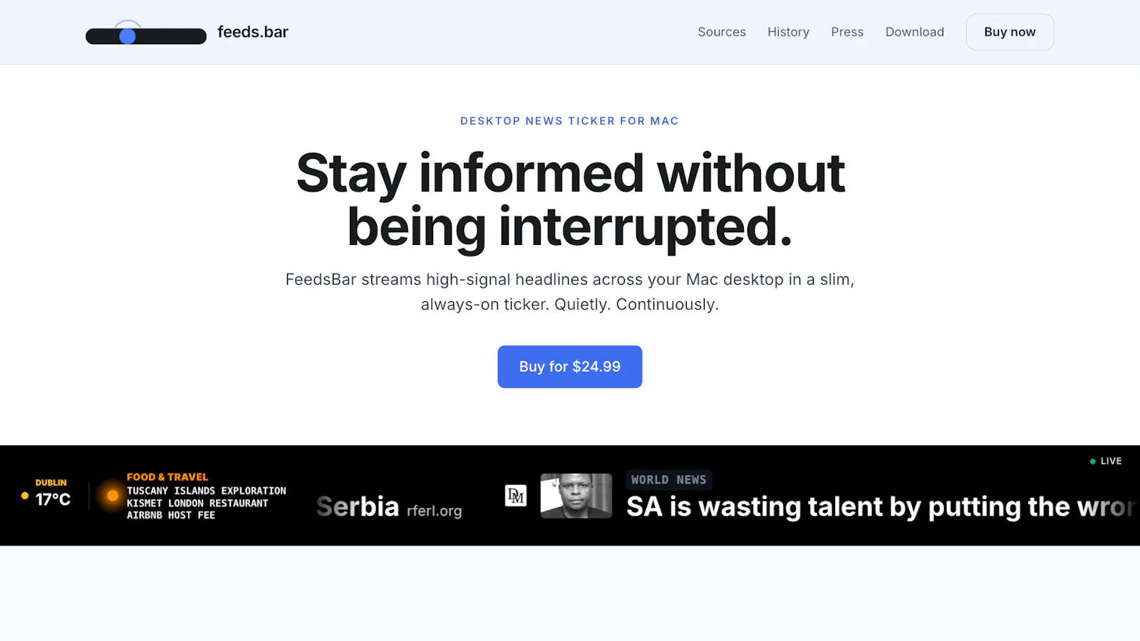 FeedsBar screenshot 4
