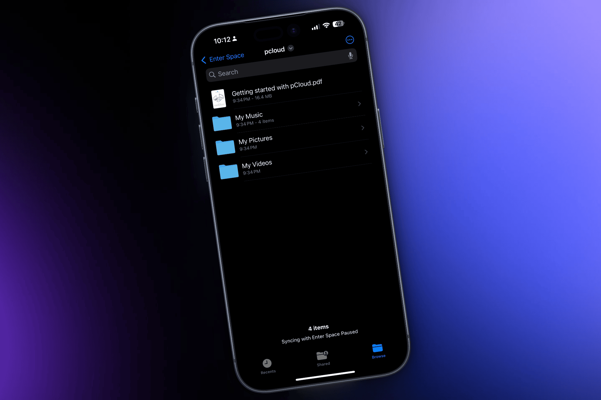 Enter Space - Screenshot 2 showing product features and functionality