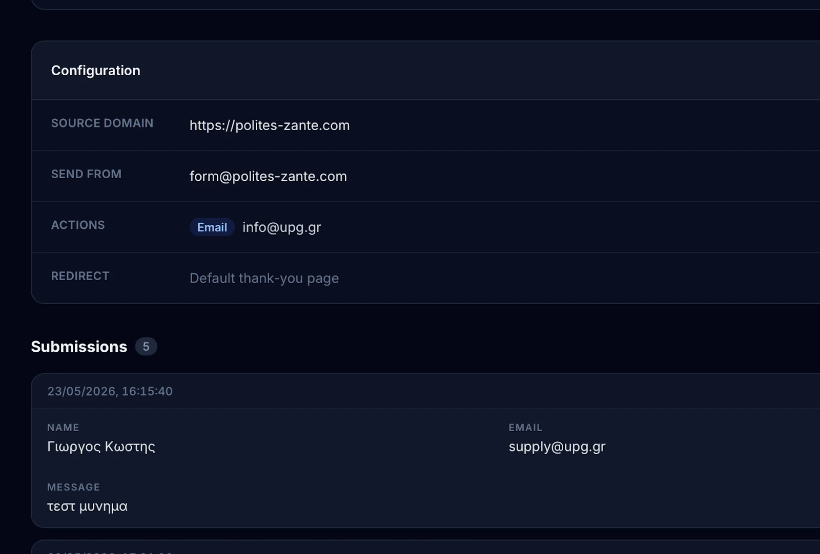 StaticForms screenshot 7
