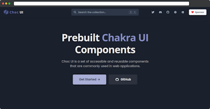 Choc UI gallery image