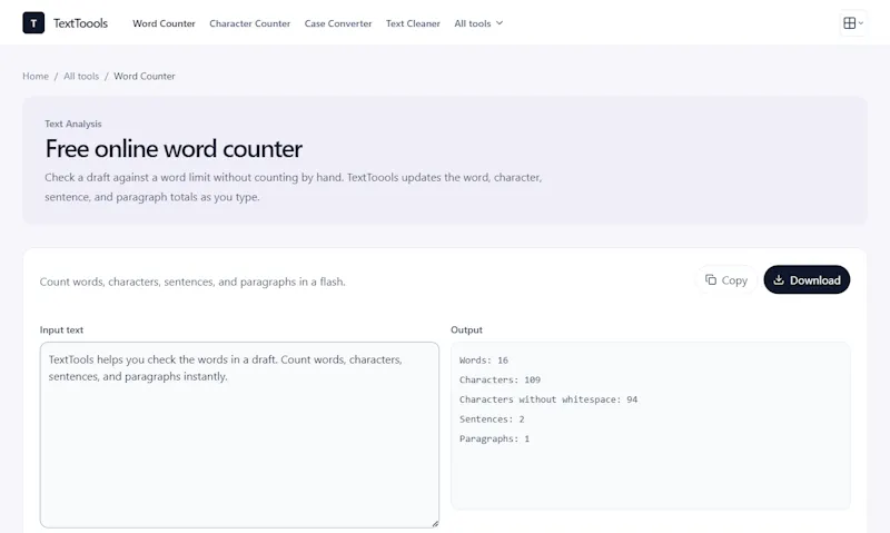 TextToools screenshot 1