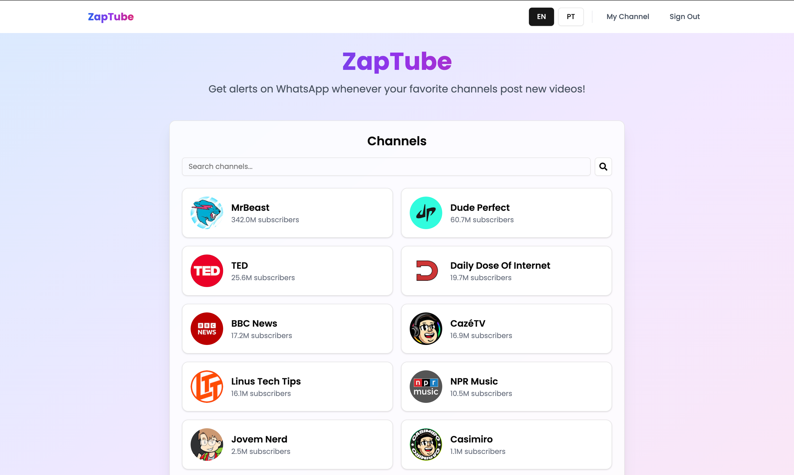 ZapTube gallery image