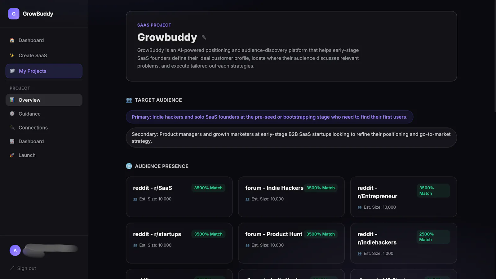 GrowBuddy — Build Your SaaS Identity screenshot 4