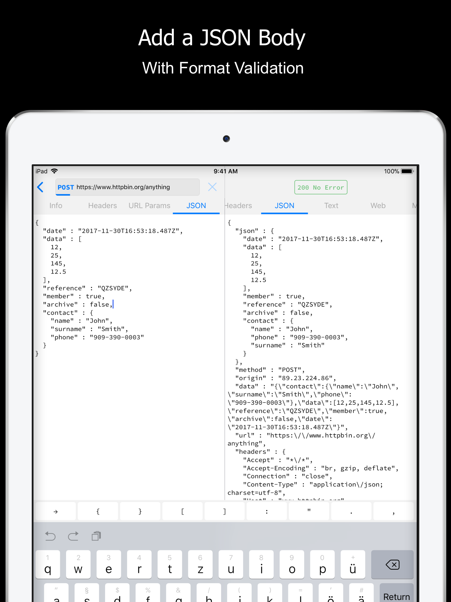 Rest – HTTP API Client for iOS gallery image