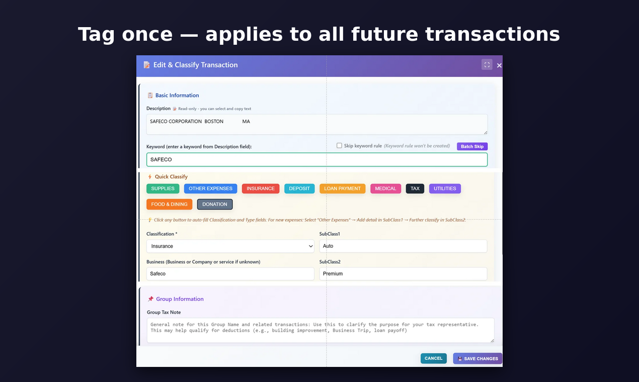 Exilir Classify - Screenshot 3 showing product features and functionality