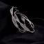 Bloom Circlet Rhodium Plated Bangles
