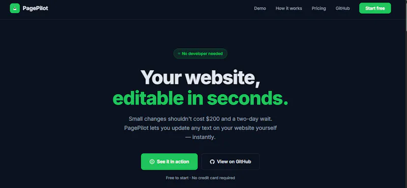 PagePilot screenshot 1