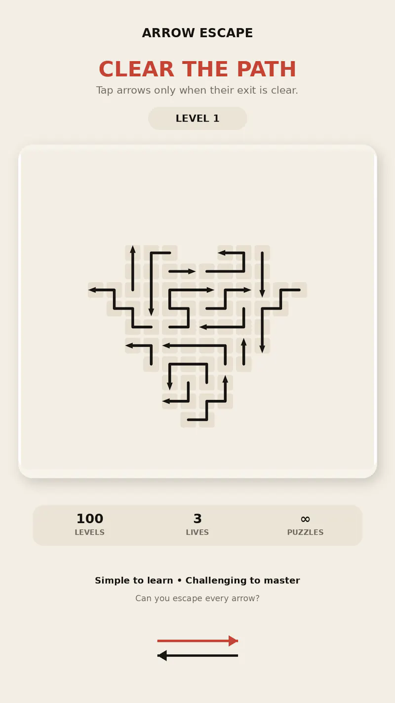 Arrow Puzzle Escape screenshot 1
