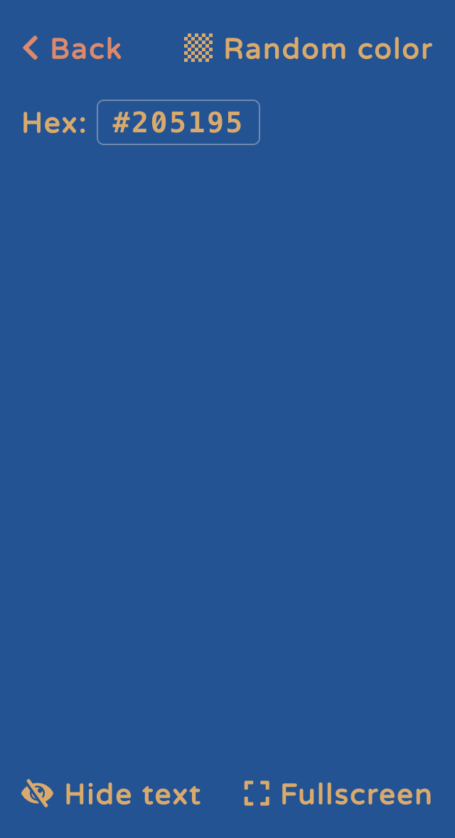 Full Screen Color Tester gallery image