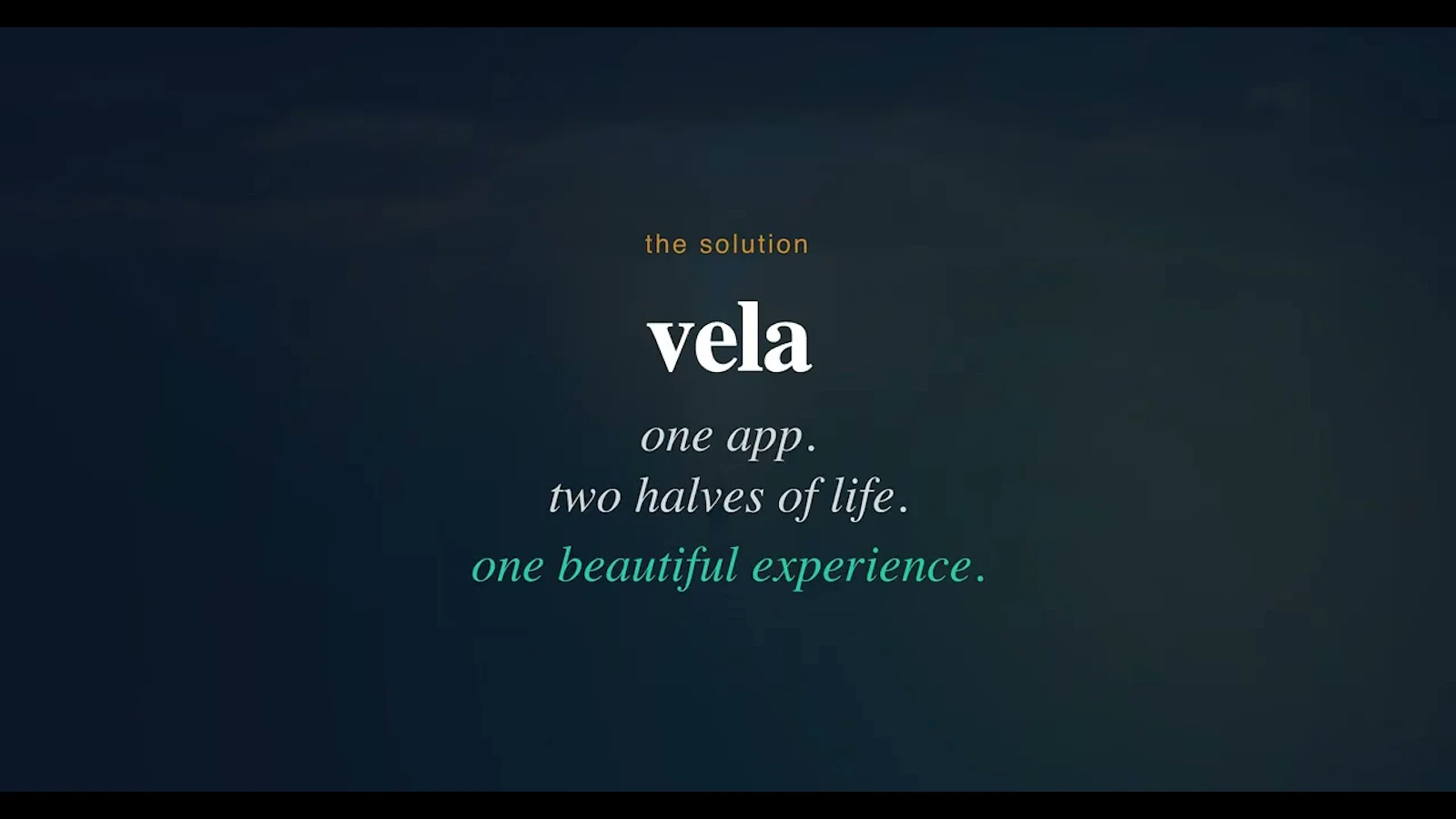 Vela — Set your course. Live well. screenshot 1 (video preview)