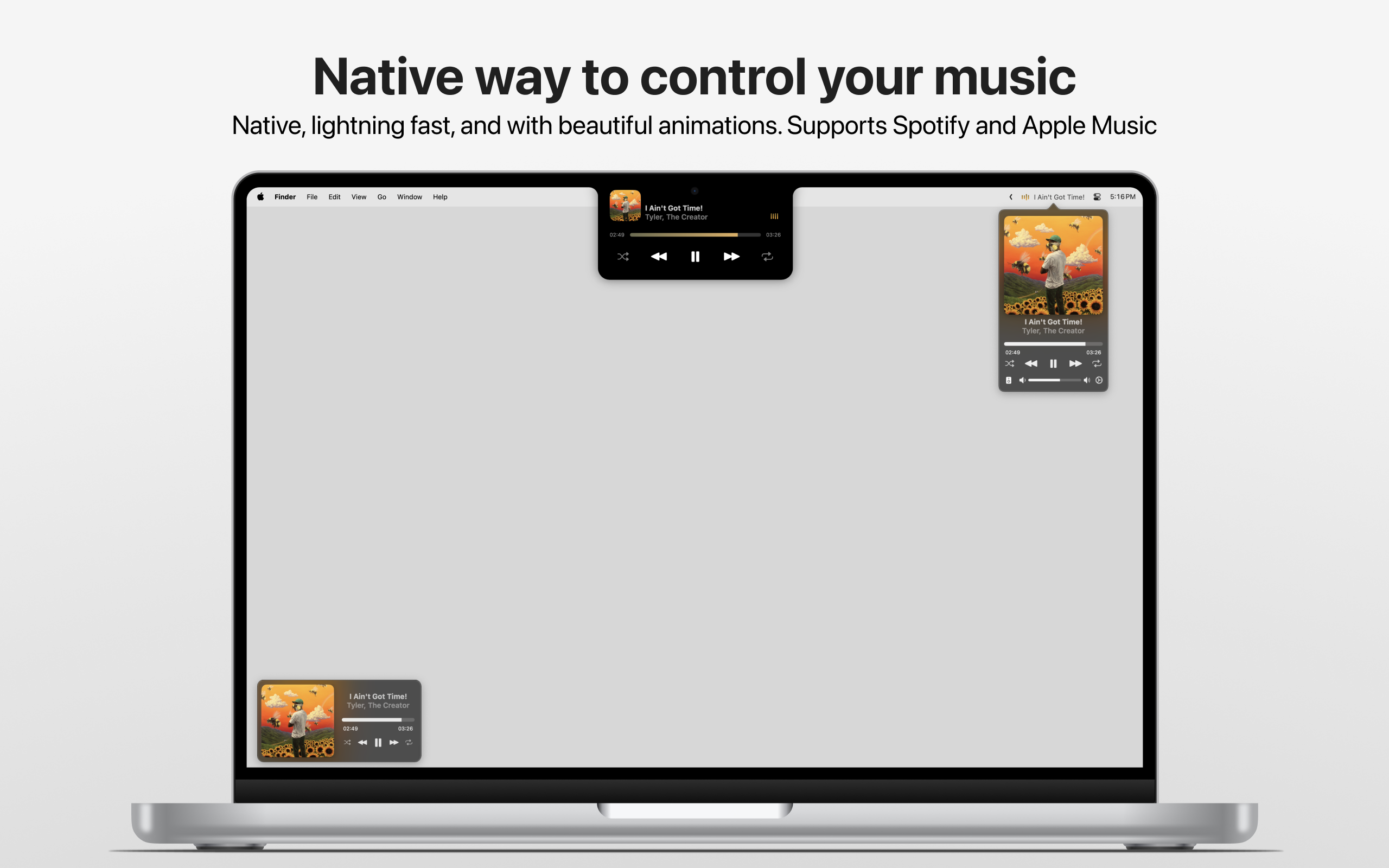 Melodieus - Native manier om je muziek op macOS te beheersen media 1