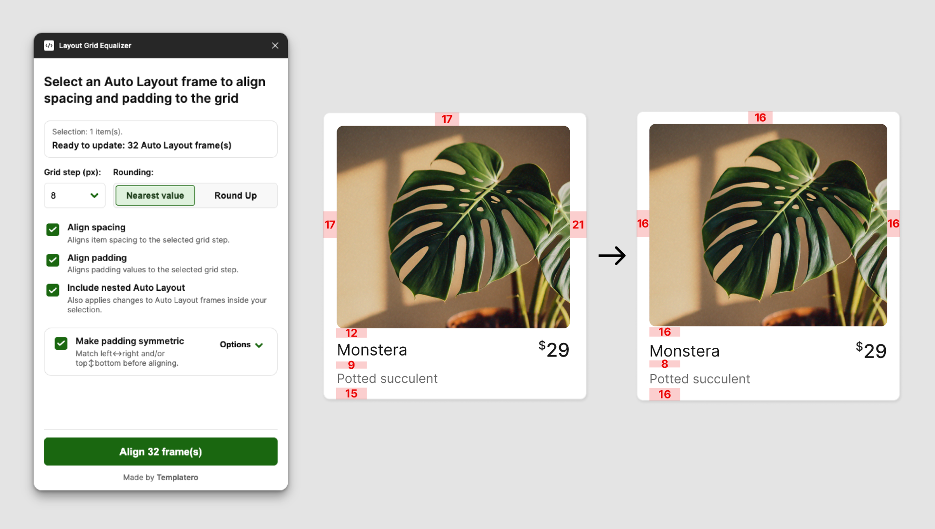 Layout Grid Equalizer - Screenshot 2 showing product features and functionality