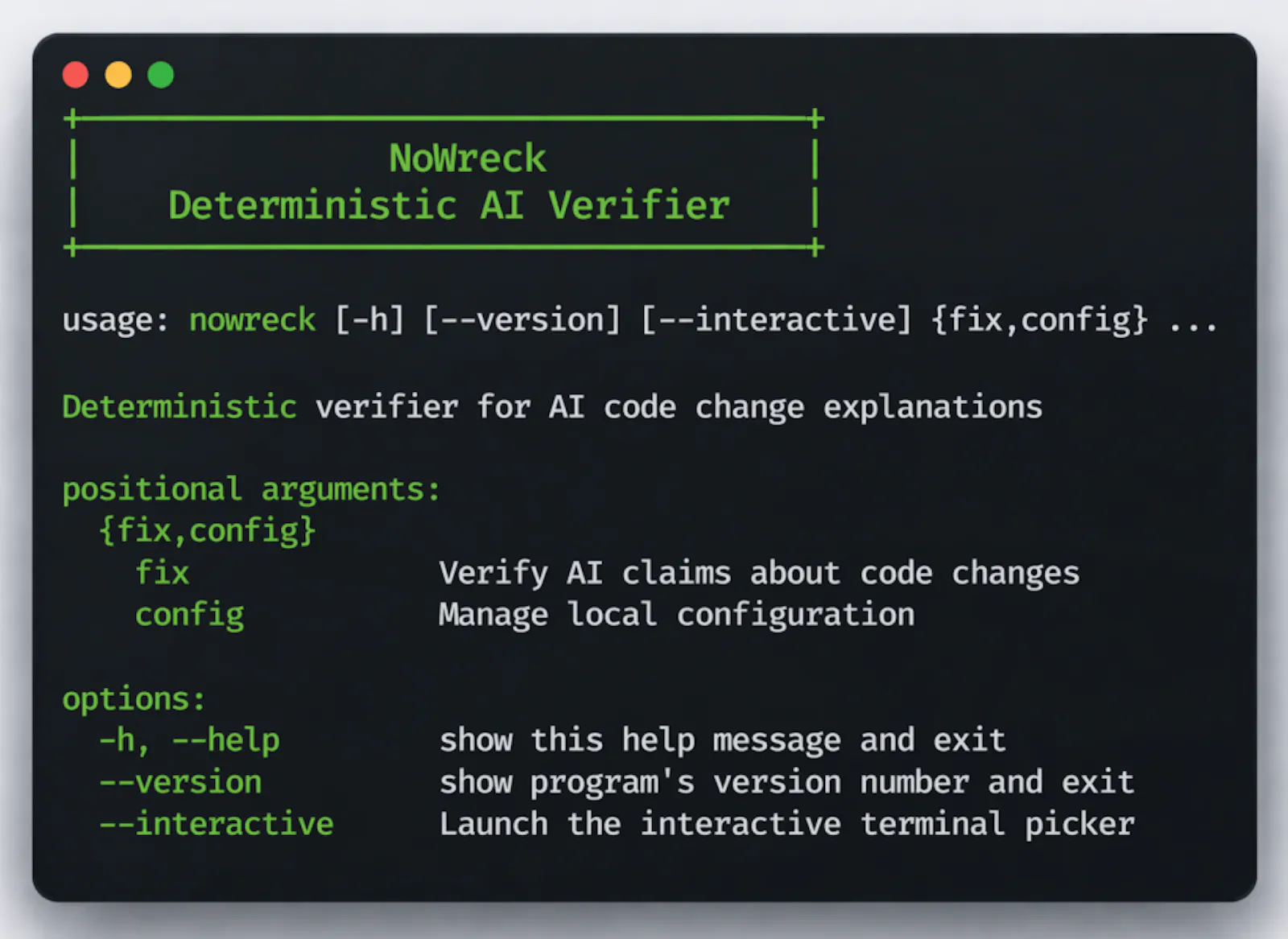 NoWreck screenshot 1